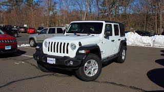 2018 Jeep Wrangler JL Unlimited Sport S In Depth First Person Look [upl. by On479]