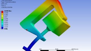 ANSYS C Clamps Assembly  Frictional contact analysis part 2 [upl. by Rodmun]