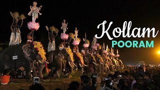 Kollam Pooram  Festivals of Kerala [upl. by Eulalee173]