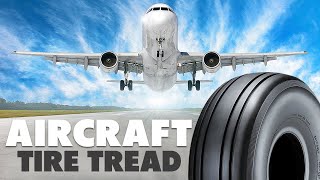 Why all Airplane Tires Have Simple Straight Tread [upl. by Ailefo]