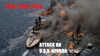 TORA TORA TORA Attack On USS Nevada4K [upl. by Nettirb]