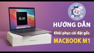 Restore macOS trên Macbook M1 “sạch sẽ” bằng Recovery [upl. by Ethelda]