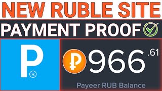 New Ruble Site Today  Earn Free Ruble  New Ruble Earning Sites  Ruble Income Website [upl. by Bannister]