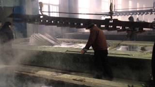 Hot dip galvanizing processZinc skimming [upl. by Aidekal109]