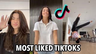 Charli D’amelio’s MOST LIKED TikToks [upl. by Alyat]