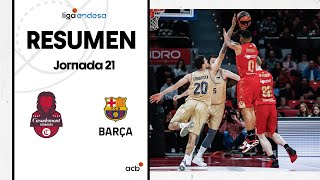 Casademont Zaragoza  Barça 8583 RESUMEN  Liga Endesa 202223 [upl. by Etnwahs435]