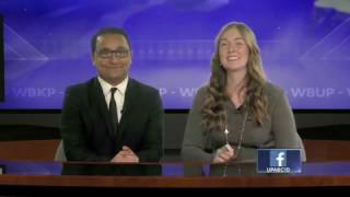 News Anchor Cant Stop Laughing At Emu [upl. by Woodie407]