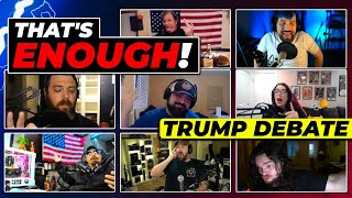 Debate w MAGA Panelists Turns Into Screaming Match Moderator Steps In [upl. by Ttenneb67]