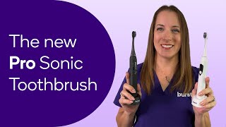 The new BURST Pro Sonic Toothbrush Smart tech and sleek design for optimal oral care at home [upl. by Comfort]