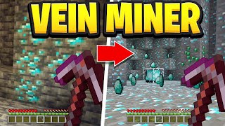 How To Get Veinminer In Minecraft Bedrock 2024  Android IOS Windows 11 Xbox PS5 [upl. by Yehsa]