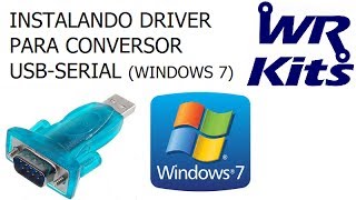 INSTALANDO DRIVER PARA CONVERSOR USBSERIAL WINDOWS 7 amp 8 [upl. by Jose]