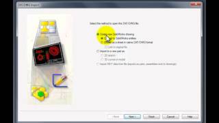 Part 1 Convert DWG to SolidWorks Drawing [upl. by Haikan825]