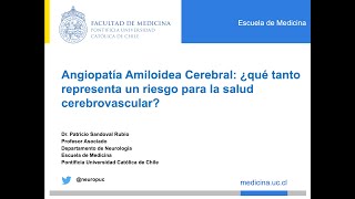 Angiopatía amiloidea cerebral ¿Qué tanto representa un riesgo para la salud cerebrovascular [upl. by Lobell12]