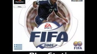 PSX Gameplays  FIFA 2001 Greek Edition [upl. by Atnuahsal]