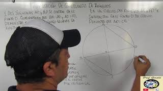 17 APLICACION DE CRITERIOS DE CONGRUENCIA DE TRIANGULOS 8º GRADO [upl. by Ailey689]