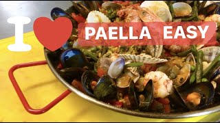 PAELLA DI PESCE con verdure  EASY MA TOP In cucina con lo chef Paul Kler [upl. by Aihsiym238]