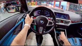 BMW M4 Competition xDrive G82 Night 30 R6 510HP 0100 POV Test Drive 1788 Joe Black [upl. by Alphonsine835]