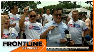 Sen Tolentino nagsumite ng COC para sa 2025 elections ilan pang partylist group nagfile na rin [upl. by Idner]