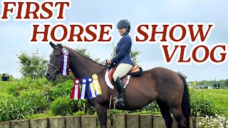 MY FIRST HORSE SHOW VLOG [upl. by Boylan]