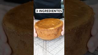 BIZCOCHO GENOVES  BIZCOCHO EXTRA ESPONJOSO CON 3 INGREDIENTES  RECETA FÁCIL  LaDulcepedia [upl. by Benyamin]