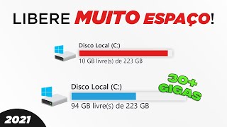 Libere MUITO espaço no seu PC Limpeza profunda do Windows [upl. by Sorrows]