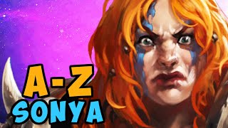 Sonya A  Z  Heroes of the Storm HotS Gameplay [upl. by Adella324]