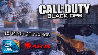 I5 3470  AFOX GT 730 4GB  COD Black Ops 1 [upl. by Hibben568]