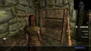 Skyrim Lets Play 004  female Argonian w face cam [upl. by Enytnoel578]