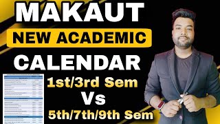 MAKAUT New Academic Calendar 202425 For ODD amp EVEN Semester  Big Changes [upl. by Campbell616]