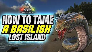 How To Tame A Basilisk on ARK Fast amp Easy [upl. by Rhett]