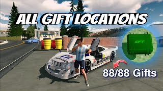 All 88 Gifts Complete Locations in Car Parking Multiplayer New Update 2024 [upl. by Iz]