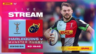 Live Rugby  Harlequins v Munster  Join us for this midseason friendly [upl. by Meilen342]