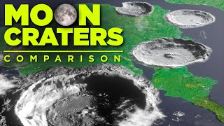 🌜 LUNAR CRATERS Compared on Earth 🌛 [upl. by Margot]