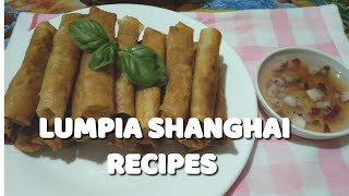 How to make Lumpia Shanghai Recipe [upl. by Yorker]