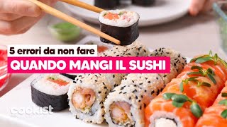 5 errori da non fare quando mangi sushi le regole per gustarlo correttamente [upl. by Blum]