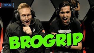 Gripex  REACTING TO MY ALL STAR TANDEM MODE LEE SIN PLAYS WITH BROXAH [upl. by Erdnaed]