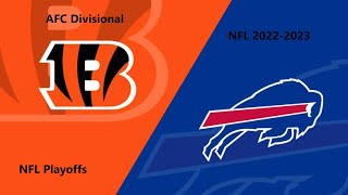 NFL 20222023 Season  AFC Divisional Bengals  Bills [upl. by Caldera817]