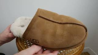 UGG Mens Scuff Slipper Quick Review amp Try On [upl. by Anikal638]