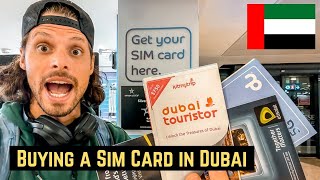 FREE UAE SIM 😍  Dubai SIM Card for tourist  Complete Guide  How to get a SIM in Dubai Airport 🤔 [upl. by Aiym]