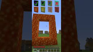 Fake Portals vs Reality in Minecraft shorts meme memes [upl. by Prissie123]