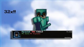 Epaxial40k pack 32x MCPE fps [upl. by Eatnahs133]