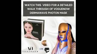 How to use Dermawave Photon Mask  Best LED Light Therapy Mask [upl. by Arten393]