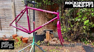 Specialized Rockhopper Retro MTB Build Pt2  Vintage commuter bike build [upl. by Sorci]