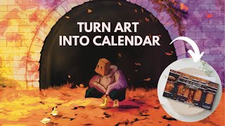 HOW TO CREATE YOUR OWN CALENDAR 🎨✨ [upl. by Vincelette]