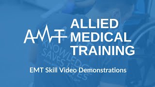 AMT Skill Demo BVM Ventilation of an Apneic Adult Patient [upl. by Hoopen]