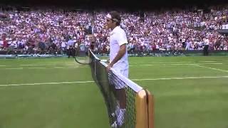 Match point Federer takes out Wawrinka  Wimbledon 2014 [upl. by Richia323]