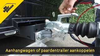 Palletaanhangwagen geremd  demonstratie [upl. by Ennovyhc]