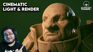 How to Set Up Cinematic Render in Marmoset Toolbag 4 [upl. by Ilbert]