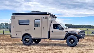 F350 4x4 Ambulance converted to a beautiful Expedition Truck Camper [upl. by Arammahs]