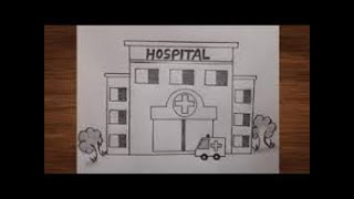 How to Sketch Hospitals Easily Tutorial StepbyStep Drawing Guide [upl. by Grimonia631]